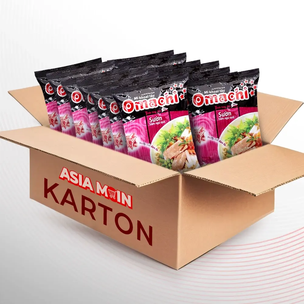 Instant Nudeln Omachi Schweinripp 80g x 30