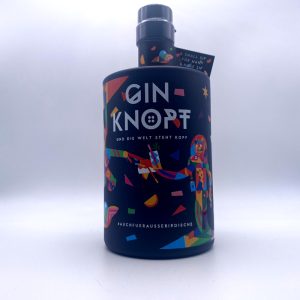 Gin Knopf , 44 % vol. Miniatur, 0,05 ltr.