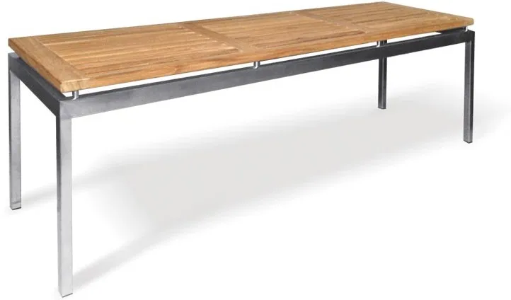 Matahari Teak Gartenbank Centauri 200 cm o. Rückenlehne
