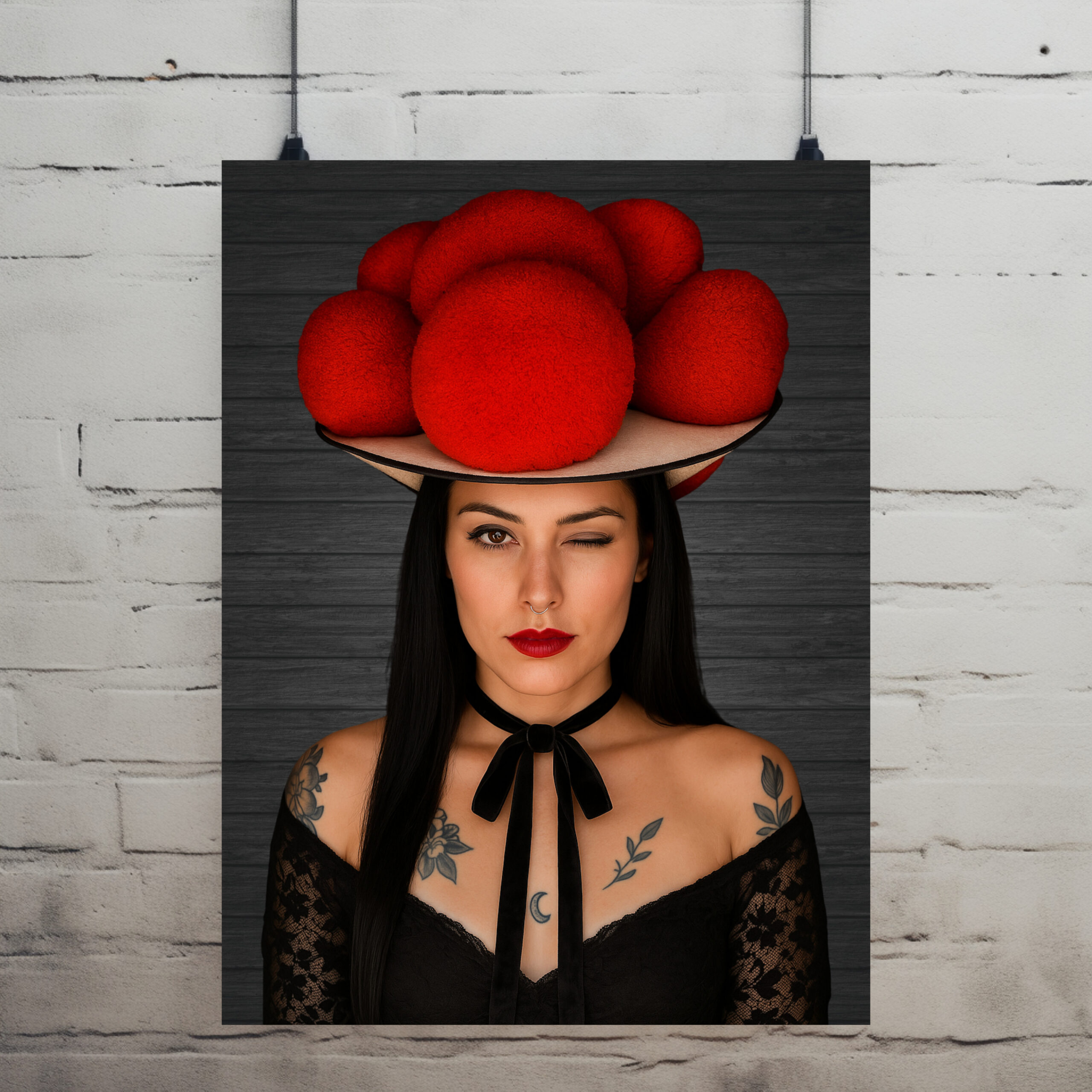 🎨 Schwarzwälderin Stefanie – Wenn Heimat rebellisch wird Leinwand 80×60 cm – Bild 2
