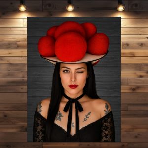 🎨 Schwarzwälderin Stefanie – Wenn Heimat rebellisch wird Leinwand 80×60 cm