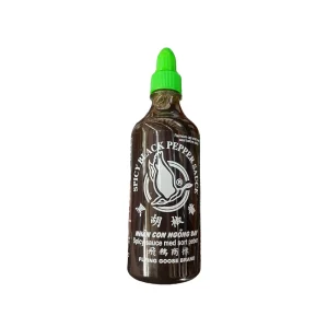 Scharfe Sauce mit schwarze Pfeffer 455ml